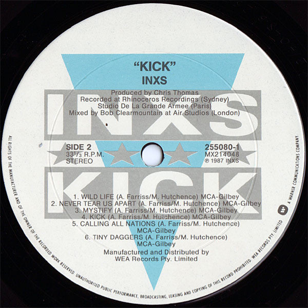 INXS : Kick (LP, Album, Gat)