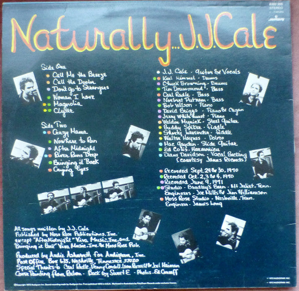 J.J. Cale : Naturally (LP, Album, RE)