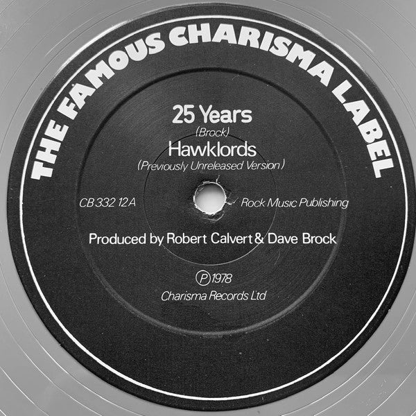 Hawklords : 25 Years (12", Single, Ltd, Gre)