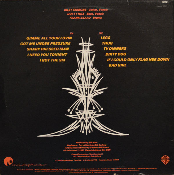 ZZ Top : Eliminator (LP, Album)