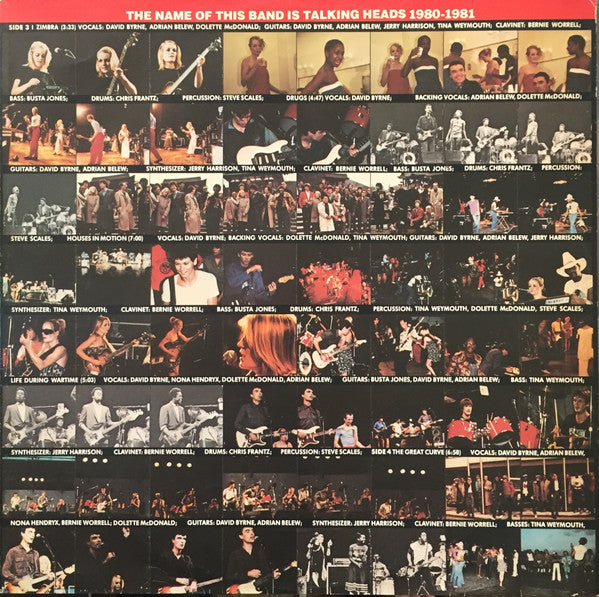 Talking Heads : The Name Of This Band Is Talking Heads (2xLP, Album)