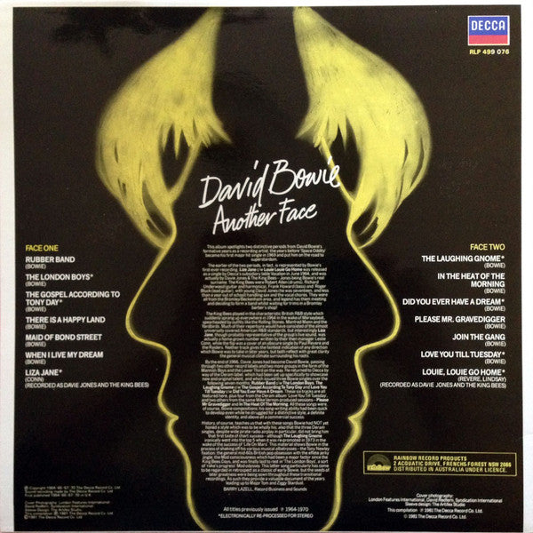 David Bowie : Another Face (LP, Comp)