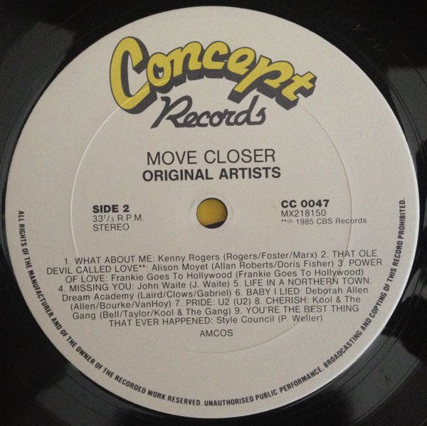 Various : Move Closer (LP, Comp)