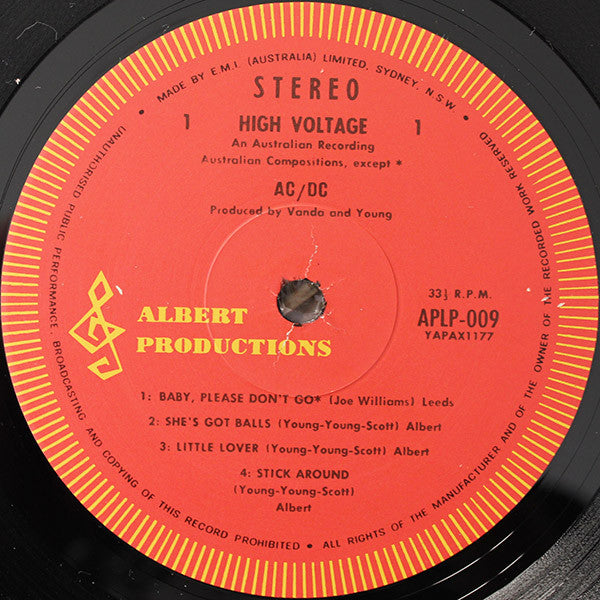 AC/DC : High Voltage (LP, Album, RE)