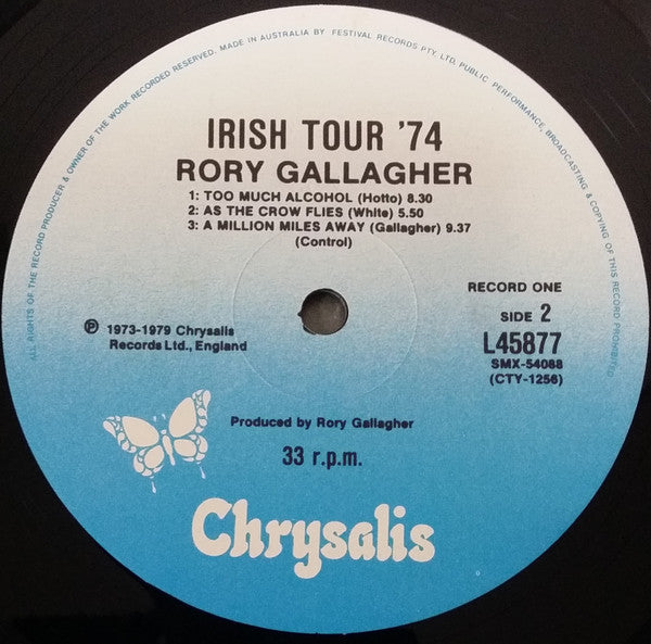 Rory Gallagher : Irish Tour '74 (2xLP, Album, RE, Gat)