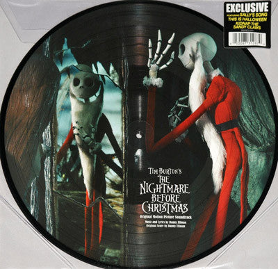 Danny Elfman : Tim Burton's The Nightmare Before Christmas (Original Motion Picture Soundtrack) (2xLP, Album, Ltd, Pic, RE, 180)
