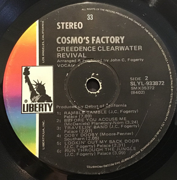 Creedence Clearwater Revival : Cosmo's Factory (LP, Album)