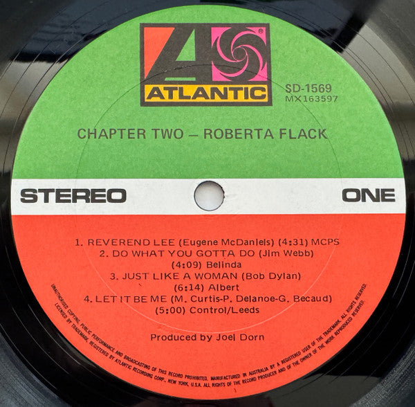Roberta Flack : Chapter Two (LP, Album)