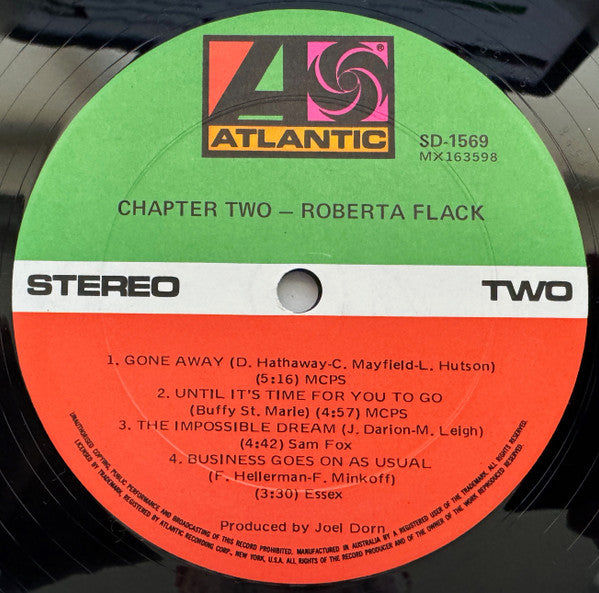 Roberta Flack : Chapter Two (LP, Album)