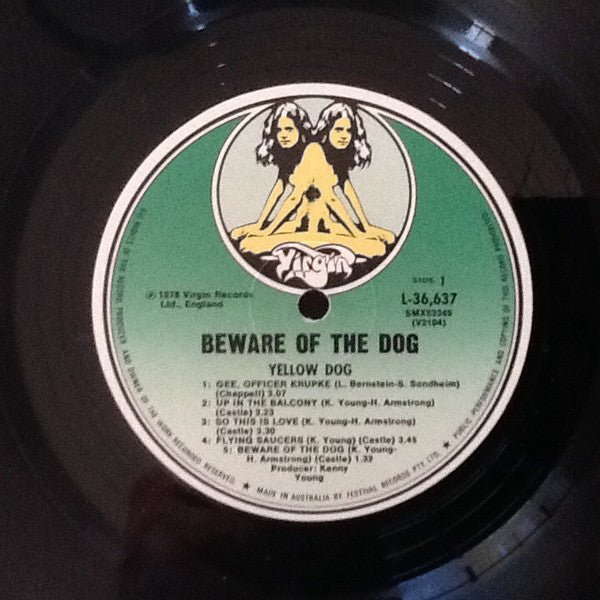 Yellow Dog : Beware Of The Dog (LP, Album)