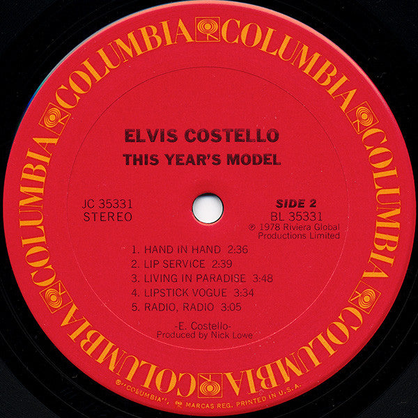 Elvis Costello : This Year's Model (LP, Album, RE)