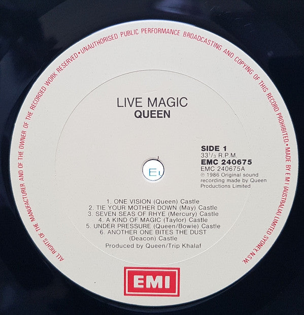 Queen : Live Magic (LP, Album, Gat)