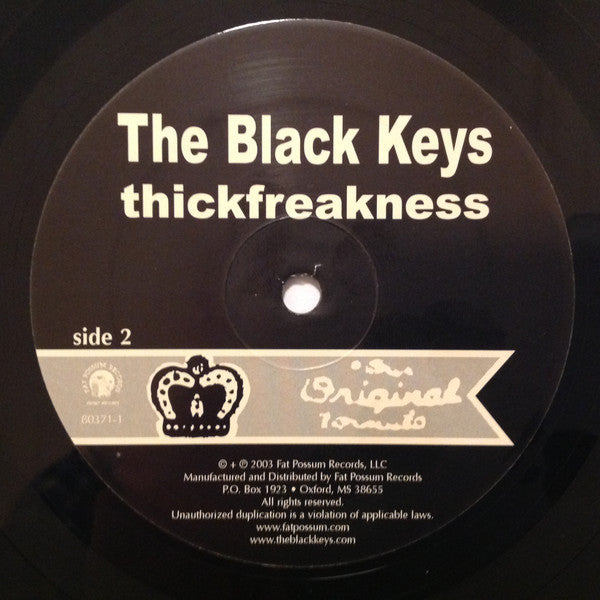 The Black Keys : Thickfreakness (LP, Album, RE)