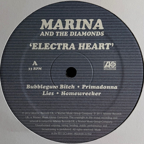 Marina And The Diamonds* : Electra Heart (2xLP, Album, RE)