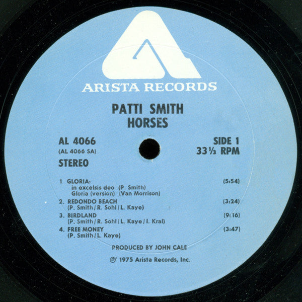 Patti Smith : Horses (LP, Album, Wad)