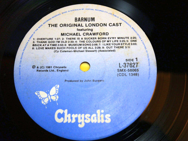 Michael Crawford, Original London Cast* : Barnum (LP, Album)