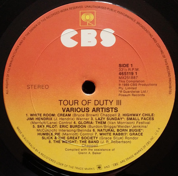 Various : Tour Of Duty III (LP, Comp)