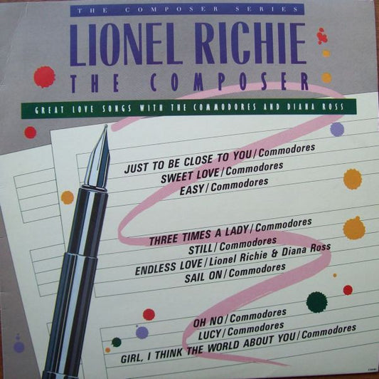 Lionel Richie : Great Love Songs With The Commodores & Diana Ross (LP, Comp)