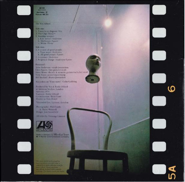 Yes : The Yes Album (LP, Album, RE, Gat)