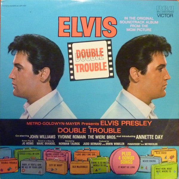Elvis Presley : Double Trouble (LP, Album, RE)