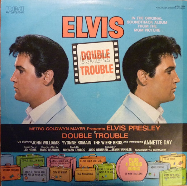 Elvis Presley : Double Trouble (LP, Album, RE)