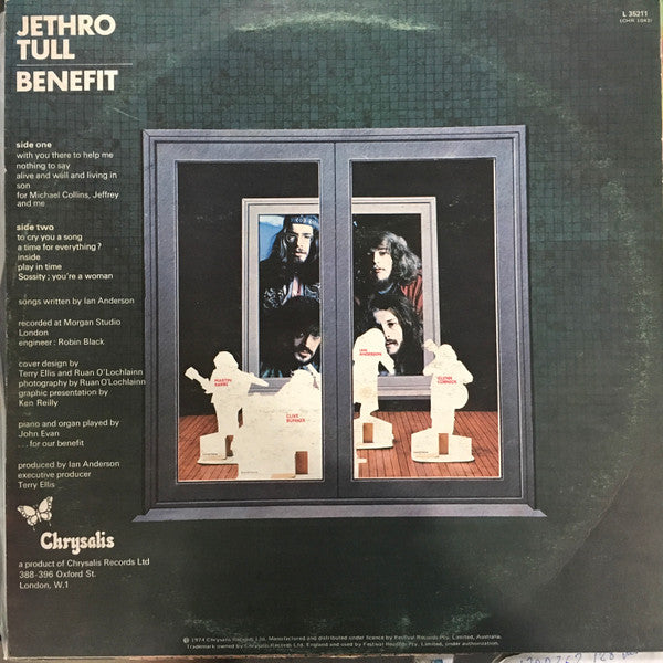 Jethro Tull : Benefit (LP, Album, RE, Gre)