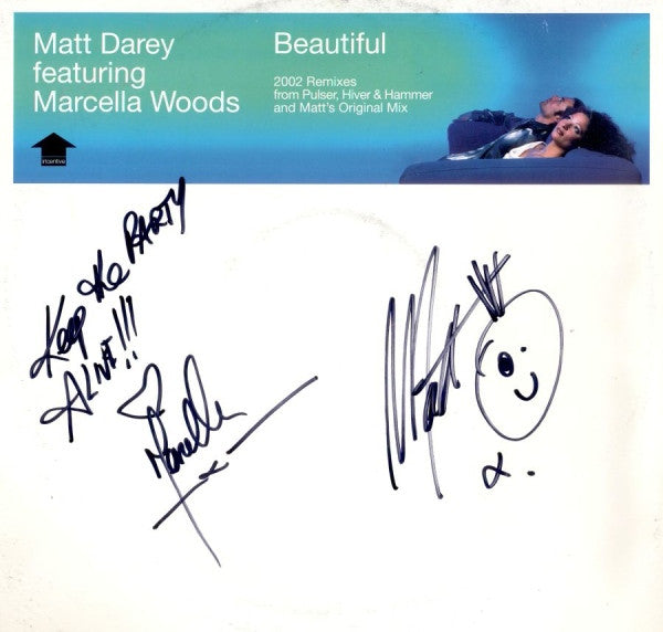 Matt Darey Featuring Marcella Woods : Beautiful (2002 Remixes) (12")
