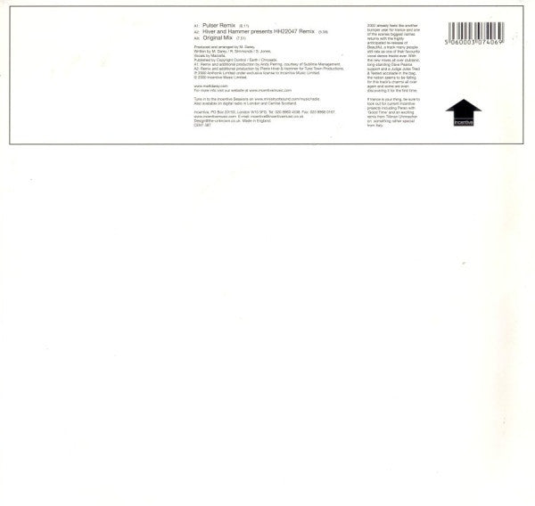 Matt Darey Featuring Marcella Woods : Beautiful (2002 Remixes) (12")