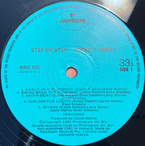 Eddie Rabbitt : Step By Step (LP, Album)