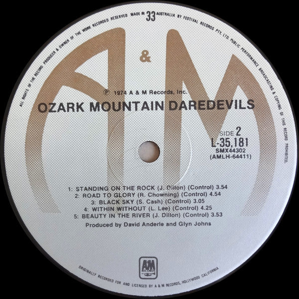 The Ozark Mountain Daredevils : The Ozark Mountain Daredevils (LP, Album)