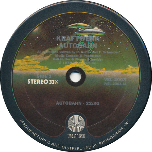 Kraftwerk : Autobahn (LP, Album, Ter)