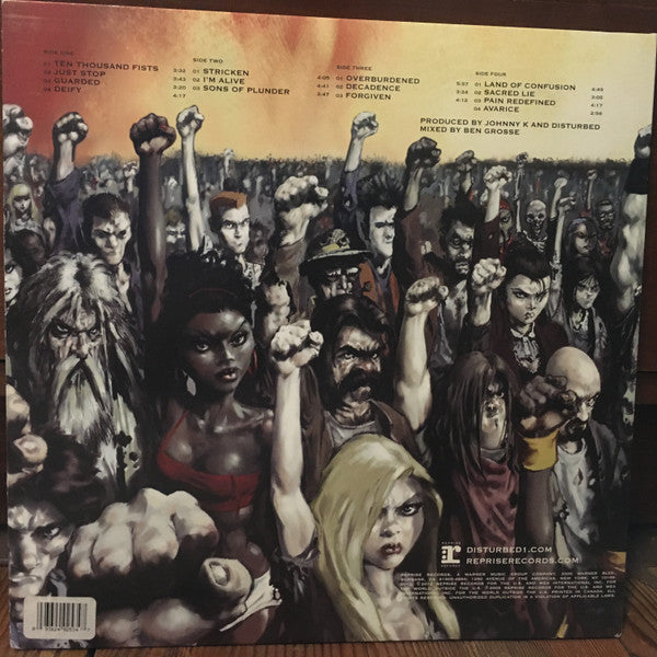 Disturbed : Ten Thousand Fists (2xLP, Album, RE)
