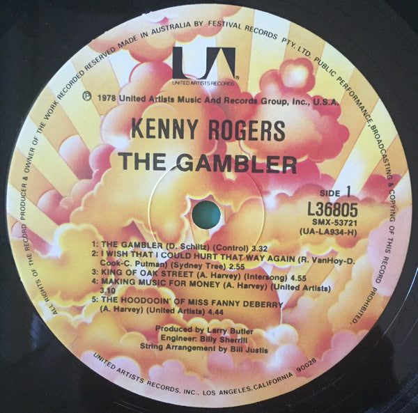 Kenny Rogers : The Gambler (LP, Album)