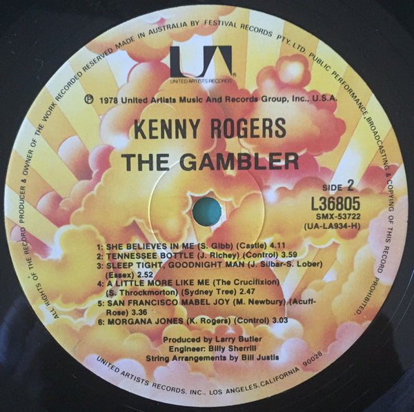 Kenny Rogers : The Gambler (LP, Album)