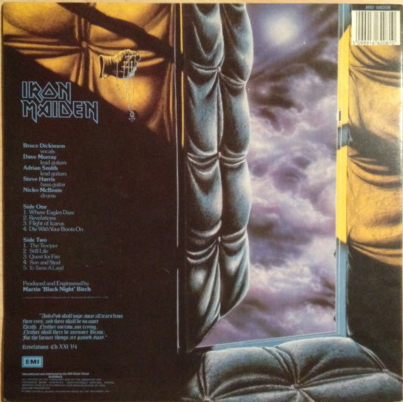 Iron Maiden : Piece Of Mind (LP, Album, RE, Gat)