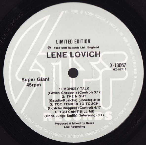 Lene Lovich : New Toy (Ooh-ay-ooh) (Extended Version) (12", Ltd)