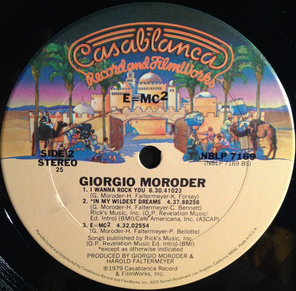 Giorgio Moroder : E=MC² (LP, Album, 25 )