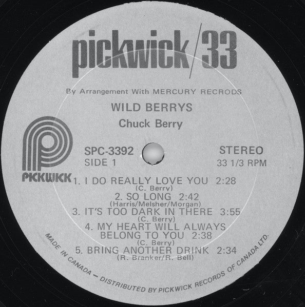 Chuck Berry : Wild Berrys (LP, Comp, RE)