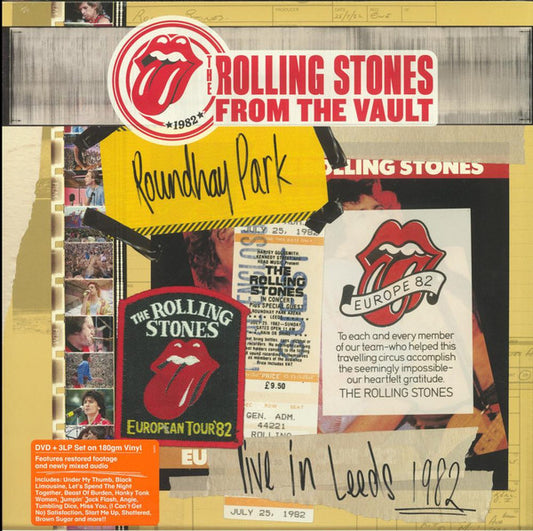 The Rolling Stones : Live In Leeds 1982 (3xLP, Album + DVD, Multichannel, NTSC)