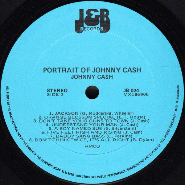 Johnny Cash : A Portrait Of Johnny Cash (LP, Album, Comp)