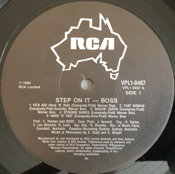 Boss (9) : Step On It (LP, Album)