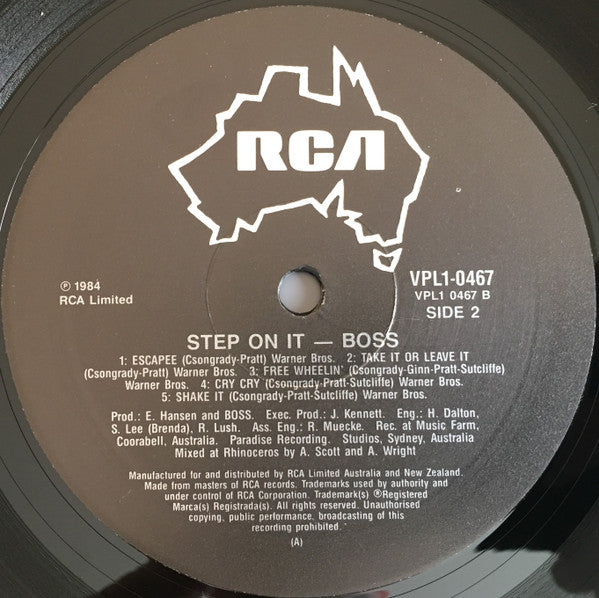 Boss (9) : Step On It (LP, Album)