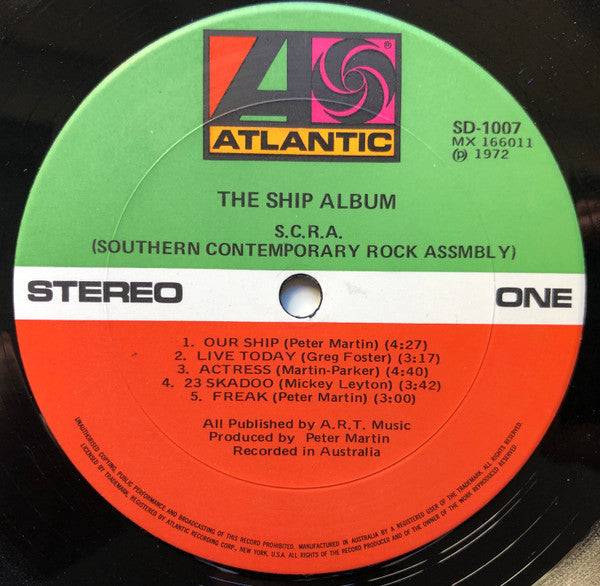 Southern Contemporary Rock Assembly : The Ship Album (LP, Album)