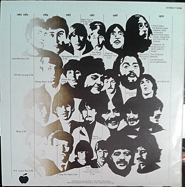 The Beatles : The Essential Beatles (LP, Comp, RE)