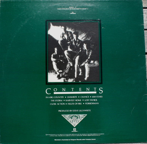 Big Country : The Crossing (LP, Album, Gre)