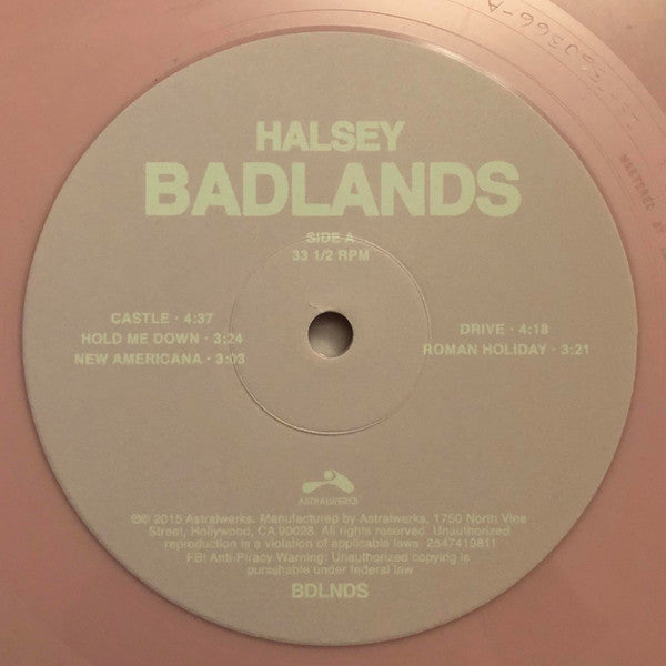 Halsey : Badlands (LP, Album, Pin)