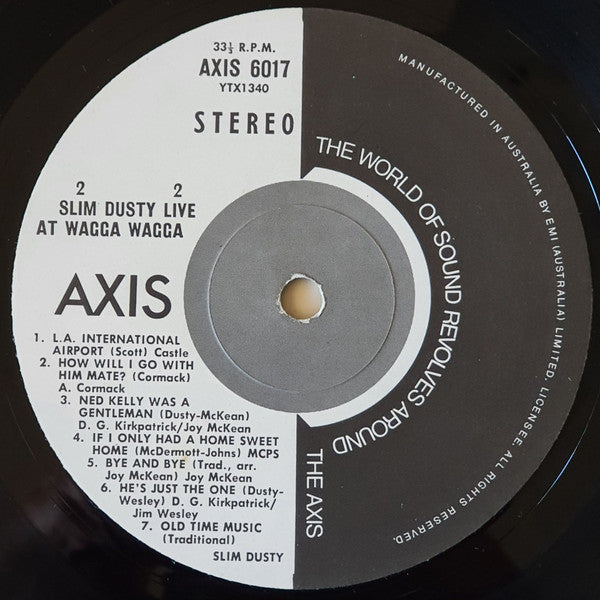 Slim Dusty : Live At Wagga Wagga (LP, Album)