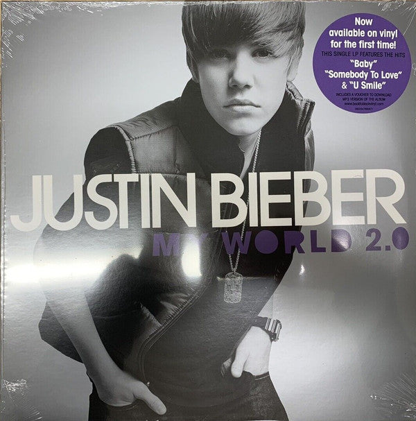 Justin Bieber : My World 2.0 (LP, Album, RE)