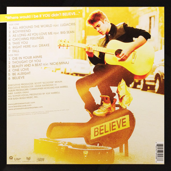 Justin Bieber : Believe (LP, Album, RE)