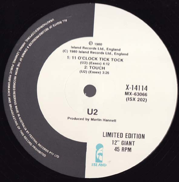 U2 : Pride (In The Name Of Love) (12", Single, Ltd)